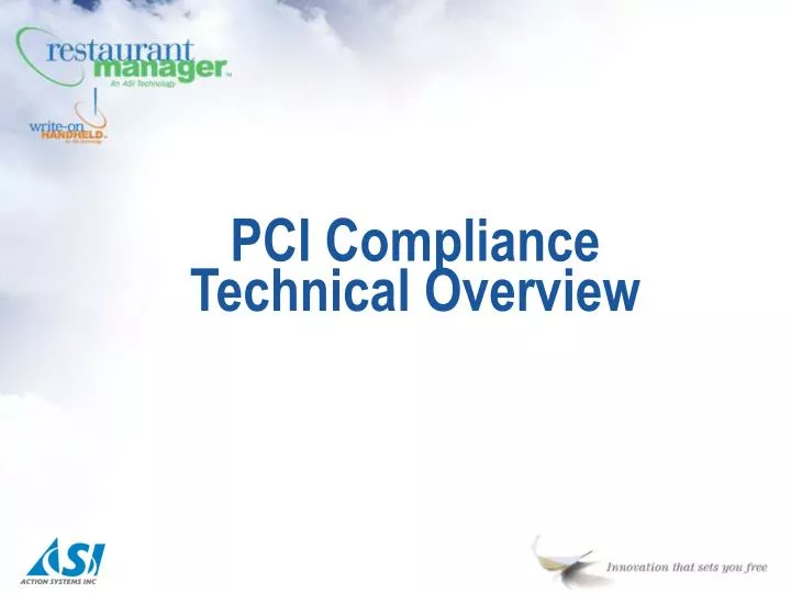pci compliance technical overview