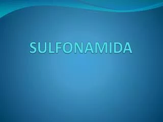 sulfonamida