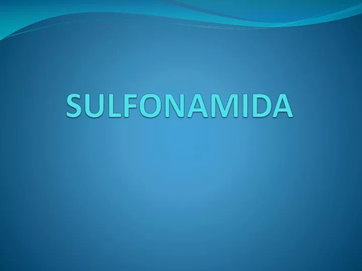 sulfonamida