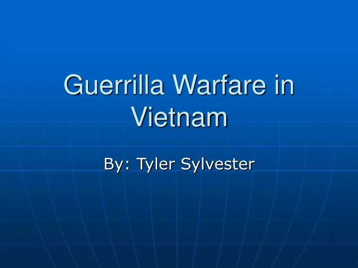 guerrilla warfare in vietnam