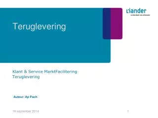teruglevering
