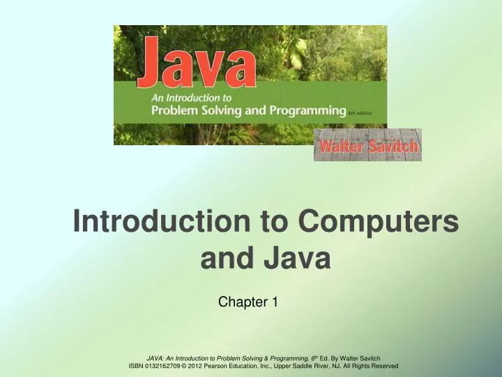 introduction to computers and java