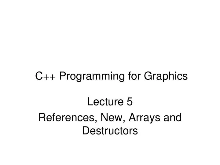 c programming for graphics