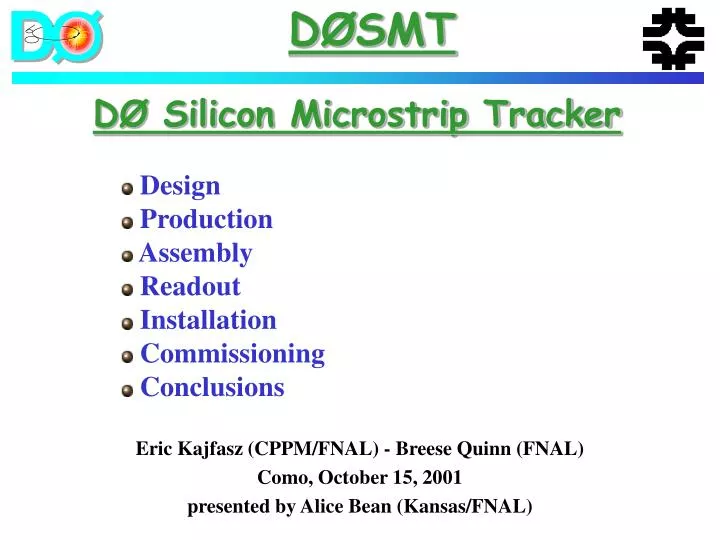 d silicon microstrip tracker