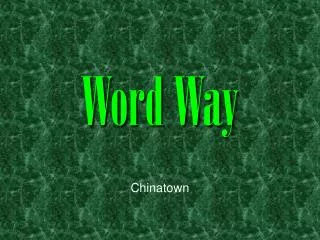 Word Way