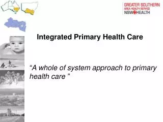 Integrated Primary Health Care