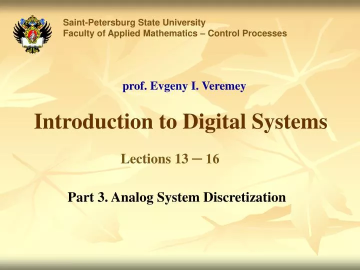 introduction to digital systems