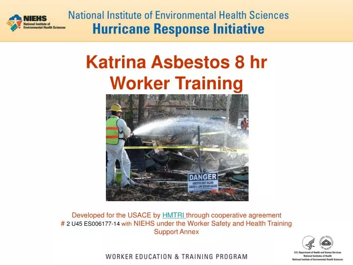 katrina asbestos 8 hr worker training