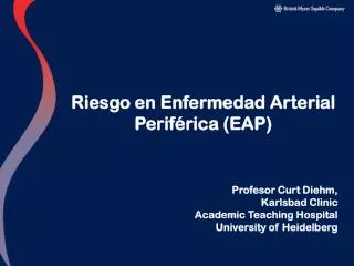 riesgo en enfermedad arterial perif rica eap