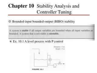 Chapter 10 Stability Analysis and Controller Tuning