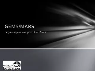 GEMS/MARS