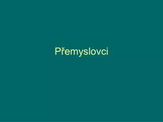 p emyslovci