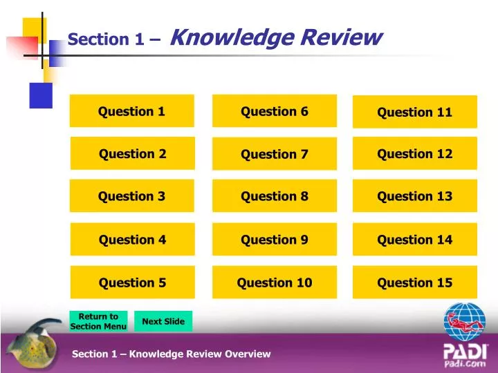 section 1 knowledge review