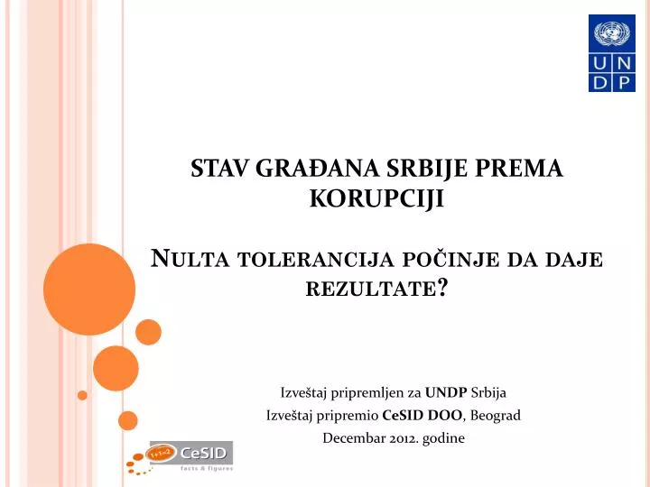 stav gra ana srbije prema korupciji nulta tolerancija po inje da daje rezultate