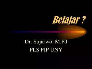 belajar