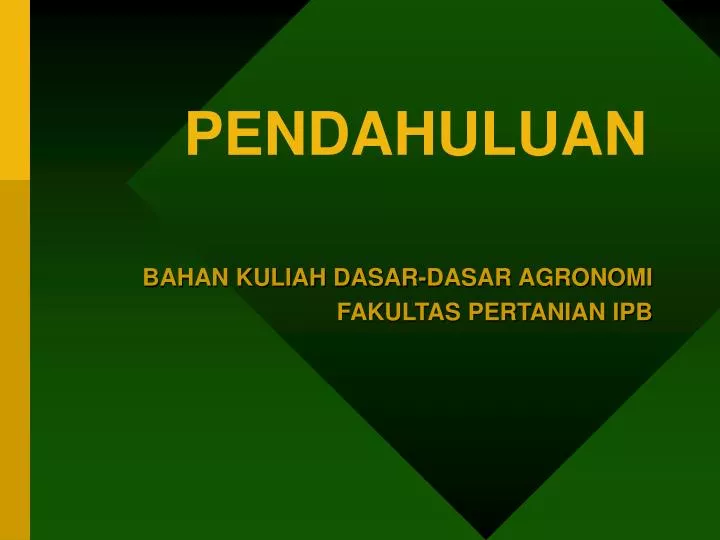 pendahuluan