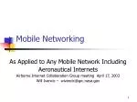 Mobile Networking