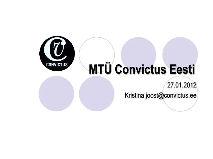 mt convictus eesti