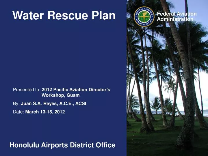 water rescue plan