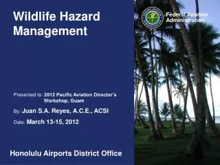 Wildlife Hazard Management
