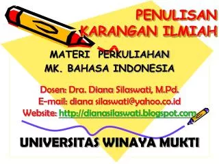 penulisan karangan ilmiah