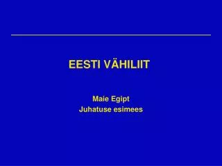 eesti v hiliit
