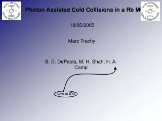 Photon Assisted Cold Collisions in a Rb MOT