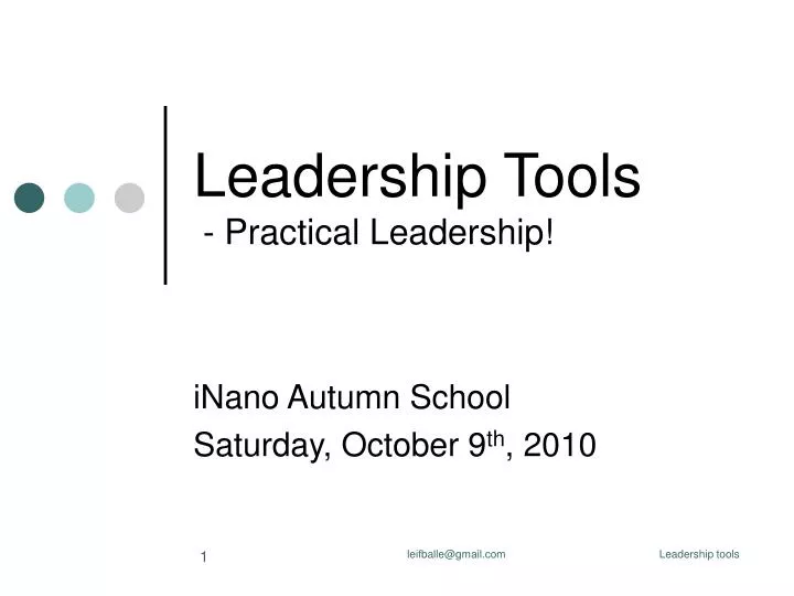leadership tools practical leadership