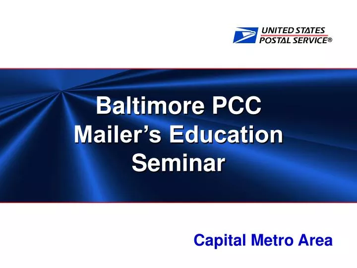 baltimore pcc mailer s education seminar