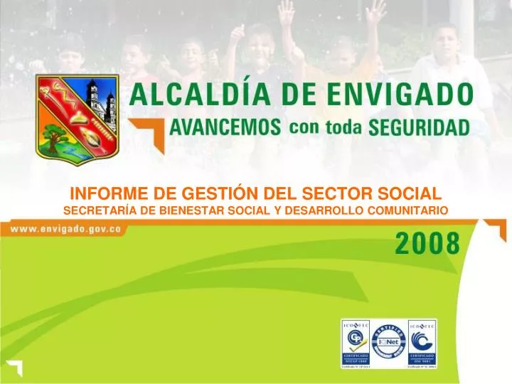 informe de gesti n del sector social secretar a de bienestar social y desarrollo comunitario