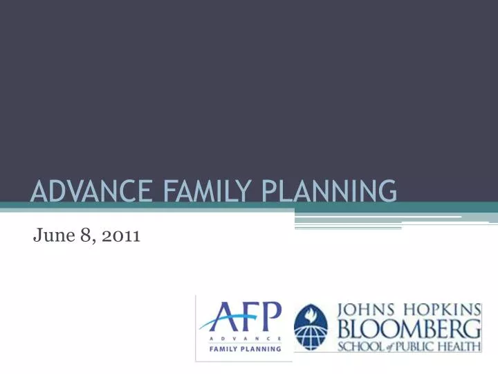 advance family planning