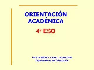 orientaci n acad mica 4 eso