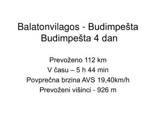 balatonvilagos budimpe ta budimpe ta 4 dan