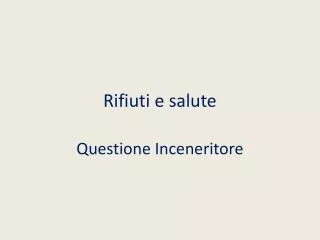 rifiuti e salute