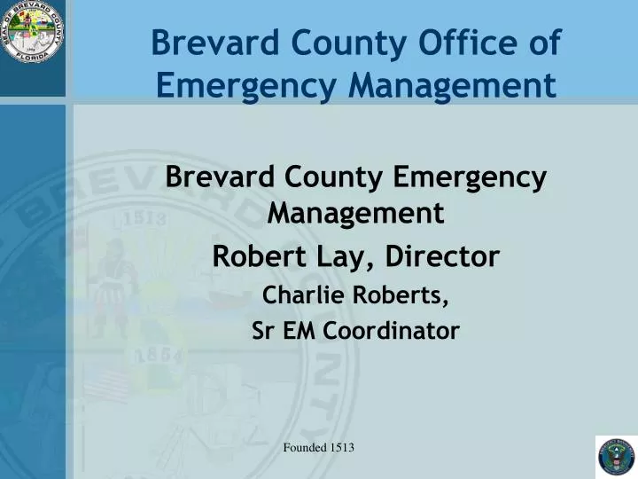 brevard county office of emergency management