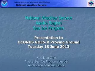 National Oceanic and Atmospheric Administration's