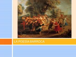 la poes a barroca