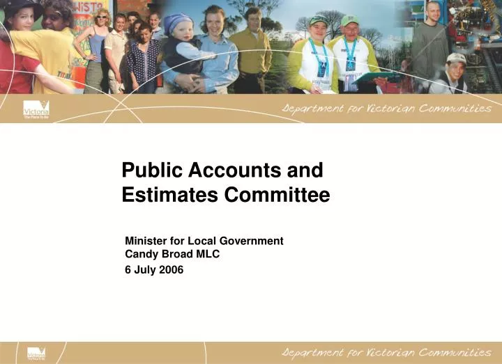 public accounts and estimates committee