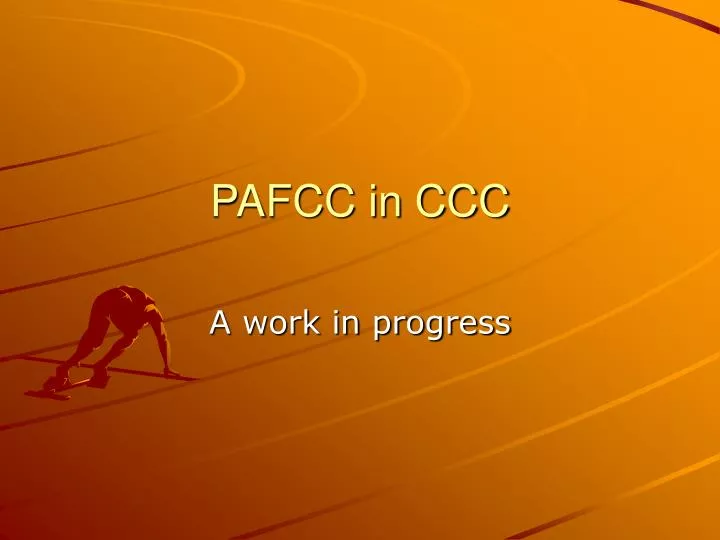 pafcc in ccc