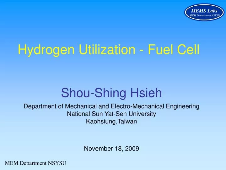 hydrogen utilization fuel cell