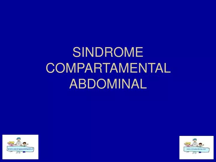 sindrome compartamental abdominal