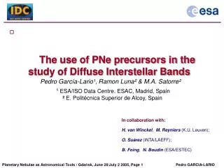 The use of PNe precursors in the study of Diffuse Interstellar Bands