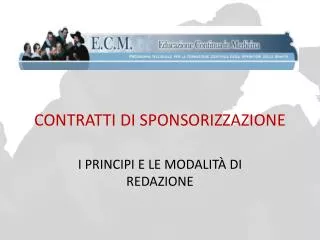 contratti di sponsorizzazione