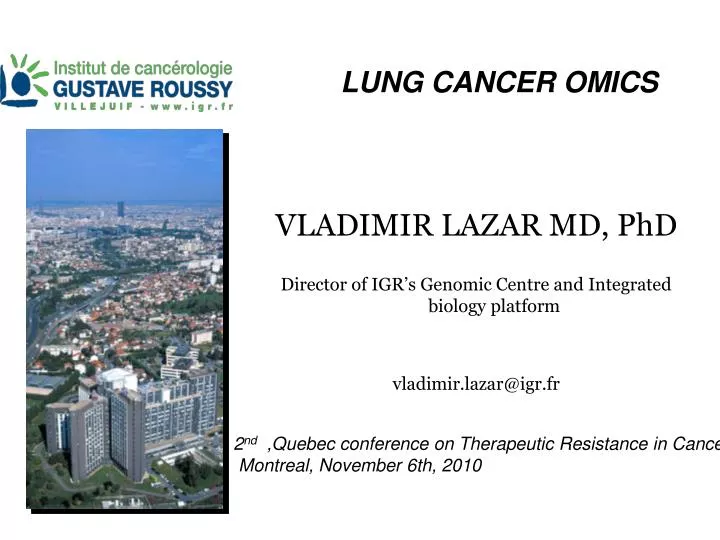 lung cancer omics
