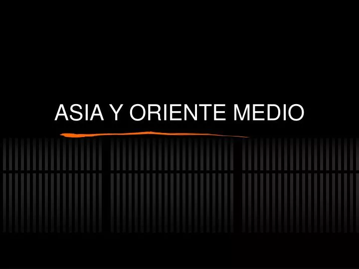 asia y oriente medio