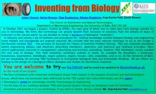 Inventing from Biology