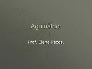 aguinaldo