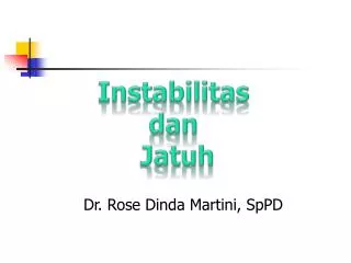 Dr. Rose Dinda Martini, SpPD