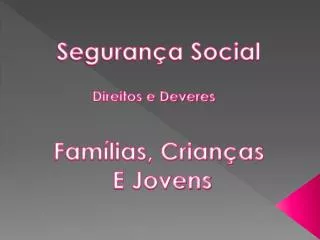 direitos e deveres