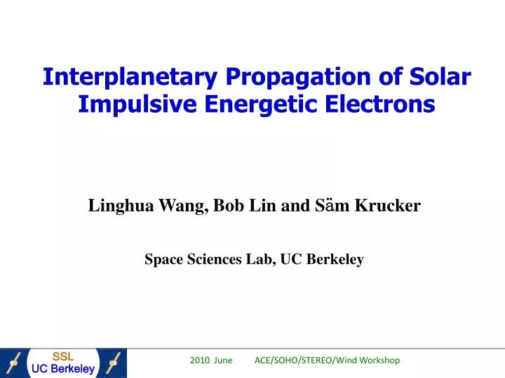 interplanetary propagation of solar impulsive energetic electrons